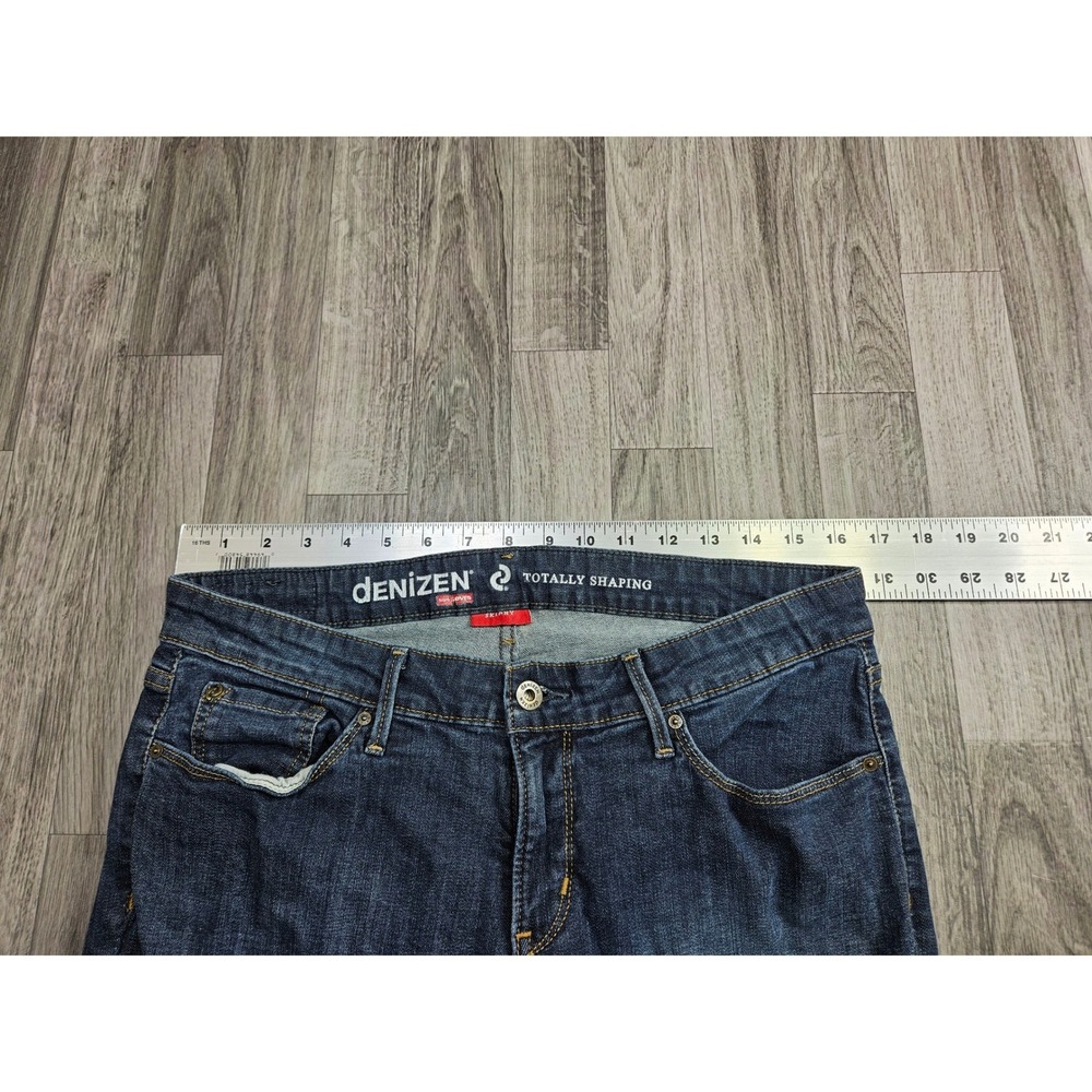 Denizen Levi's Totally Shaping Skinny Jeans Women 14 Medium Blue Denim - Picture 6 of 10